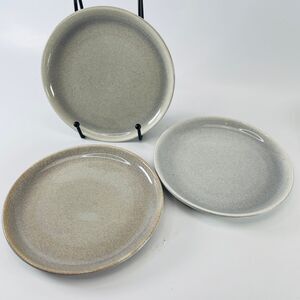 3 VTG Russel Wright Steubenville American Modern Bread Plate 6" Grey MCM